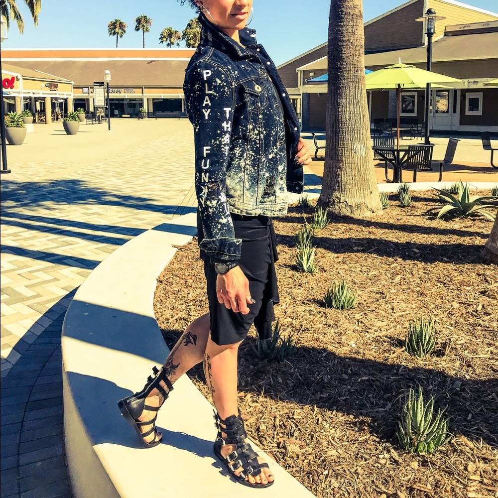 BELLE + DAY FUNKY Denim Jacket NWT